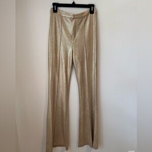 Flying Tomato Metallic Gold Pants